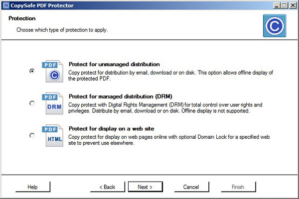 Manage Document Rights for PDF From Your Web Site